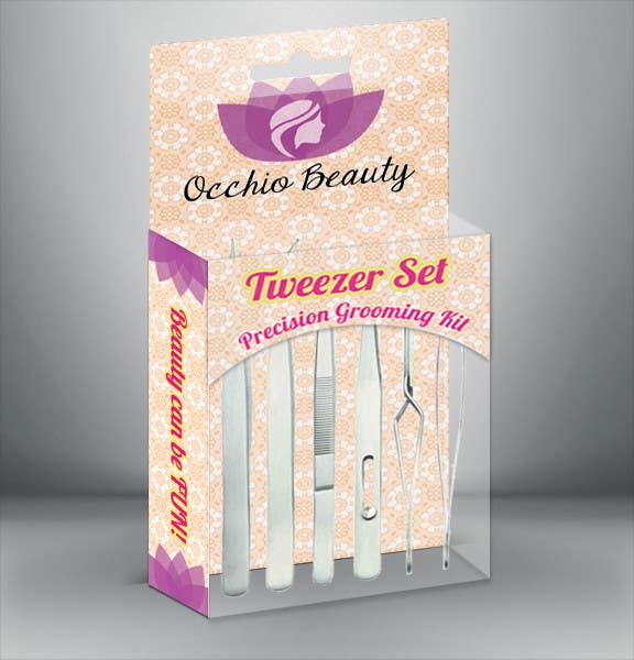 Bài tham dự cuộc thi #15 cho                                                 Create Print and Packaging Designs for Occhio Beauty - Tweezers Box
                                            