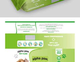 #30 para Design the packaging for wipes por YhanRoseGraphics