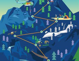 #47 para Mountain illustration/infographic por YamGraphics2017