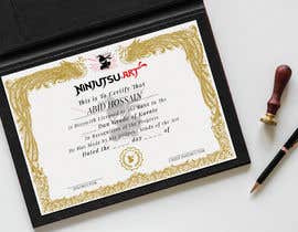 #12 for Design a Martial Arts Grading Certificate af Abid1679