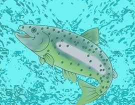 #5 for Illustrate fish (trout) under water with some humor by georgecardozoli