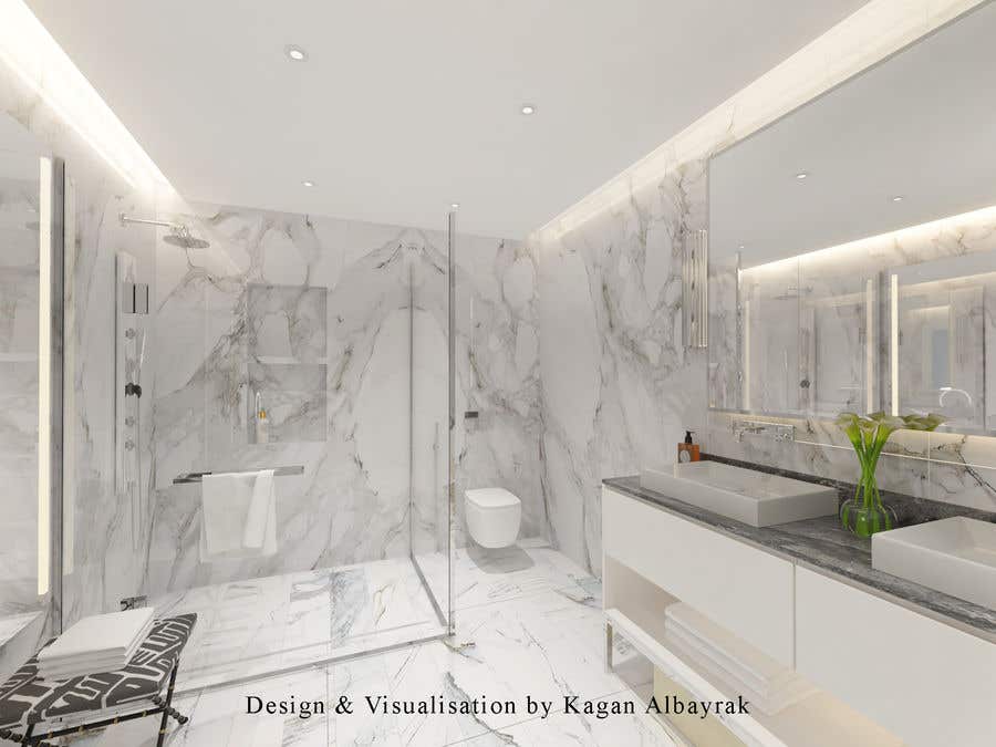Конкурсна заявка №104 для                                                 Master bathroom design
                                            