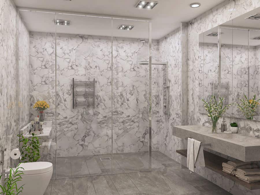 Penyertaan Peraduan #11 untuk                                                 Master bathroom design
                                            