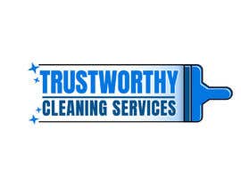 #28 for Trustworthy cleaning services logo by DennyUJ