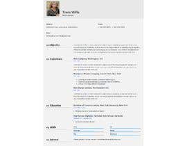 #117 för $15 per single page resume WEBSITE - Submit a quality responsive resume website and I might buy it av ronylancer