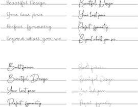 nº 23 pour Signature Style handwritings - 11/08/2020 10:33 EDT par shyamazaman 