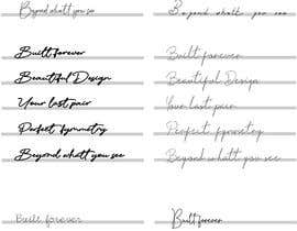 #25 for Signature Style handwritings - 11/08/2020 10:33 EDT by shyamazaman
