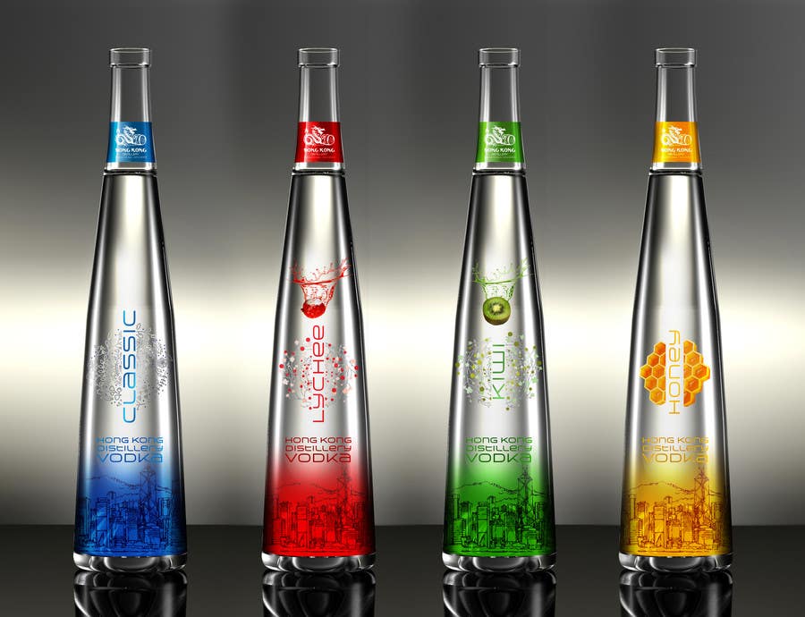 Kilpailutyö #224 kilpailussa                                                 Design a Logo for Hong Kong Distillery vodka logo and bottle design
                                            
