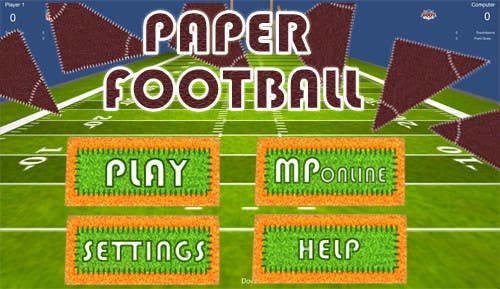 Penyertaan Peraduan #61 untuk                                                 Graphic Design - Give our Paper Football Game Menus a NEW LOOK!
                                            