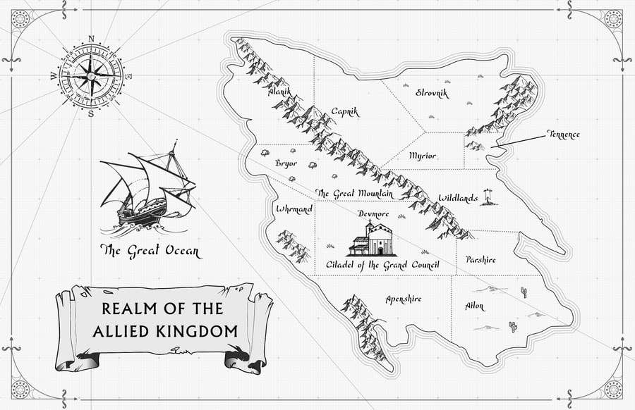 Contest Entry #24 for                                                 Design a fantasy map for my novel
                                            