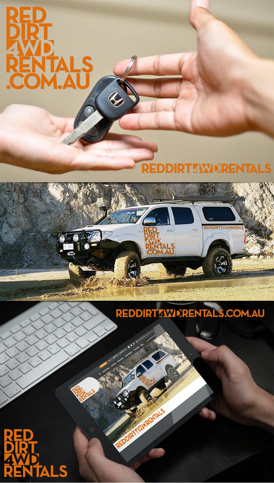 Contest Entry #25 for                                                 Design a Logo for Red Dirt 4WD Rentals
                                            