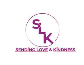 #40 para “Sending Love &amp; Kindness” with same fonts used for my logo in the same colour. If the S, L and K can be larger and the other lettering still in capitals. Thank you de designbishas