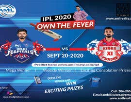 #19 para Contest flyer for Indian Premier League 2020 for Amil Realty de Mazharulsourov1