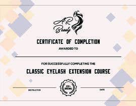 #6 for Eye Lashes Certificate by Ekramul2018