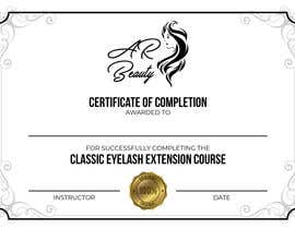 #11 for Eye Lashes Certificate by iamleticia