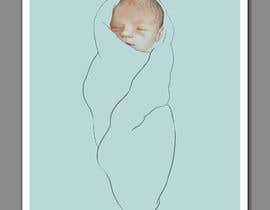 #30 untuk Illustrations of 2 children for birth poster oleh ReiezJ