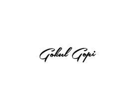 #31 for Make me a signature Logo- Gokul Gopi by emonm4689