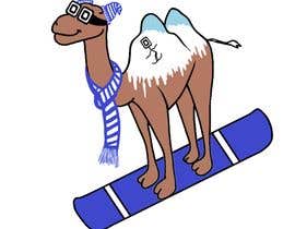 #16 for Design for Hoodie (Snowboarding Camel with mountains as humps) by RamSRK3