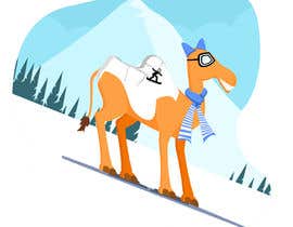 #6 untuk Design for Hoodie (Snowboarding Camel with mountains as humps) oleh harrisonRosevich