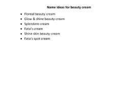 #10 untuk naming for anti couperose cream oleh sahadadhtctg75