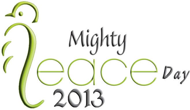 Kilpailutyö #26 kilpailussa                                                 Logo Design for Mighty Peace Day 2013
                                            