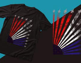 #274 untuk American flag with airplanes or rockets or both oleh creativefaysal11