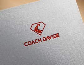 #182 untuk Logo for personal trainer - Coach Davide oleh AbodySamy