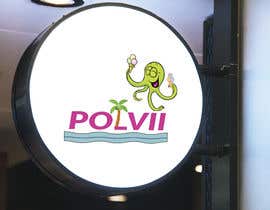 Nro 102 kilpailuun create a logo for an ice cream shop with this name: POLVII and with the figure of the octopus. käyttäjältä lslima66