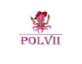 Nro 76 kilpailuun create a logo for an ice cream shop with this name: POLVII and with the figure of the octopus. käyttäjältä TamalurRahman