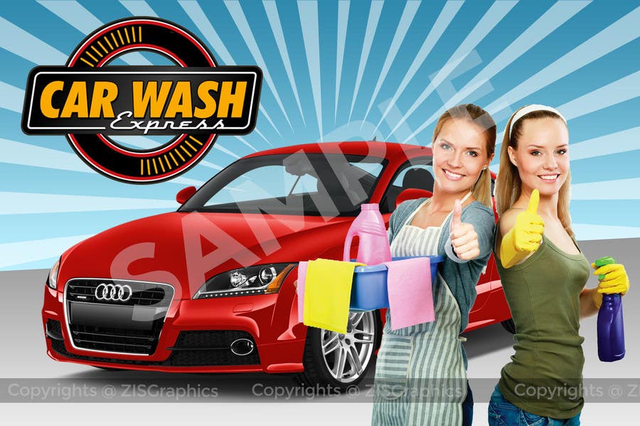 Participación en el concurso Nro.17 para                                                 Design a Banner for Car Wash
                                            