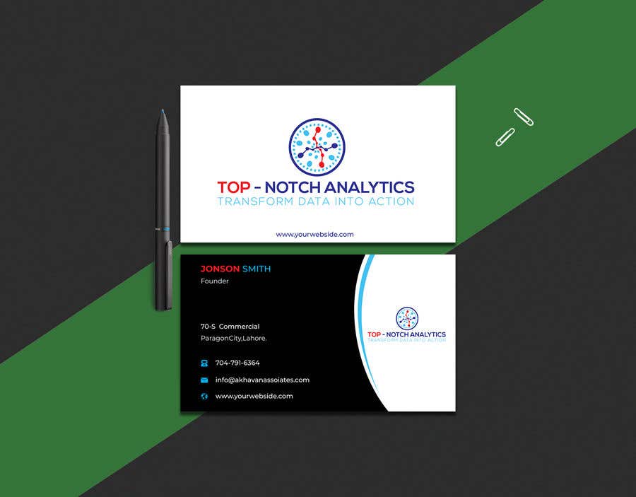 Penyertaan Peraduan #113 untuk                                                 Analytics Business Logo & Card Design
                                            