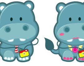#15 para Illustration for a company mascot. [Hippo] por Stevieyuki