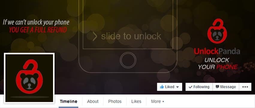 Entri Kontes #12 untuk                                                Design a cover for Facebook,YouTube and twitter for UnlockPanda
                                            