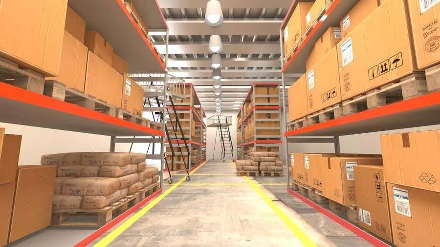Contest Entry #30 for                                                 I need a hyperrealistic warehouse scene in Unity/Unreal/Blender/Vray etc
                                            