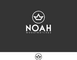 #166 dla Redesign a Logo for wood watch company: NOAH przez rockbluesing