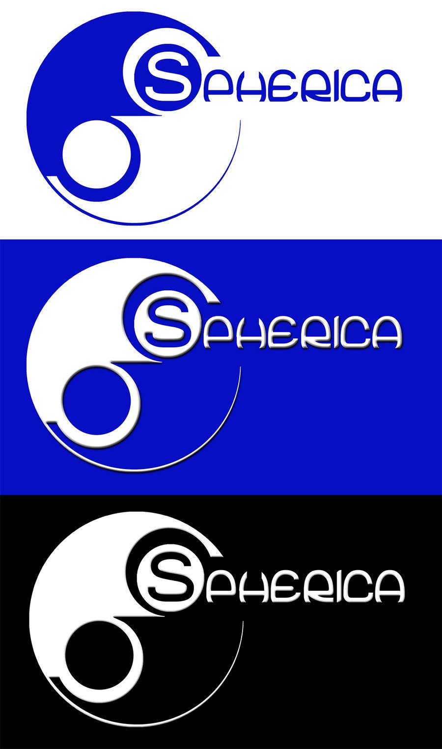 Bài tham dự cuộc thi #552 cho                                                 Design a Logo for "Spherica" (Human Resources & Technology Company)
                                            