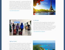 #9 untuk Homepage design for a informational travel website oleh mstsurminakter