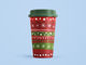 Contest Entry #8 thumbnail for                                                     Xmas coffee shop cup design
                                                