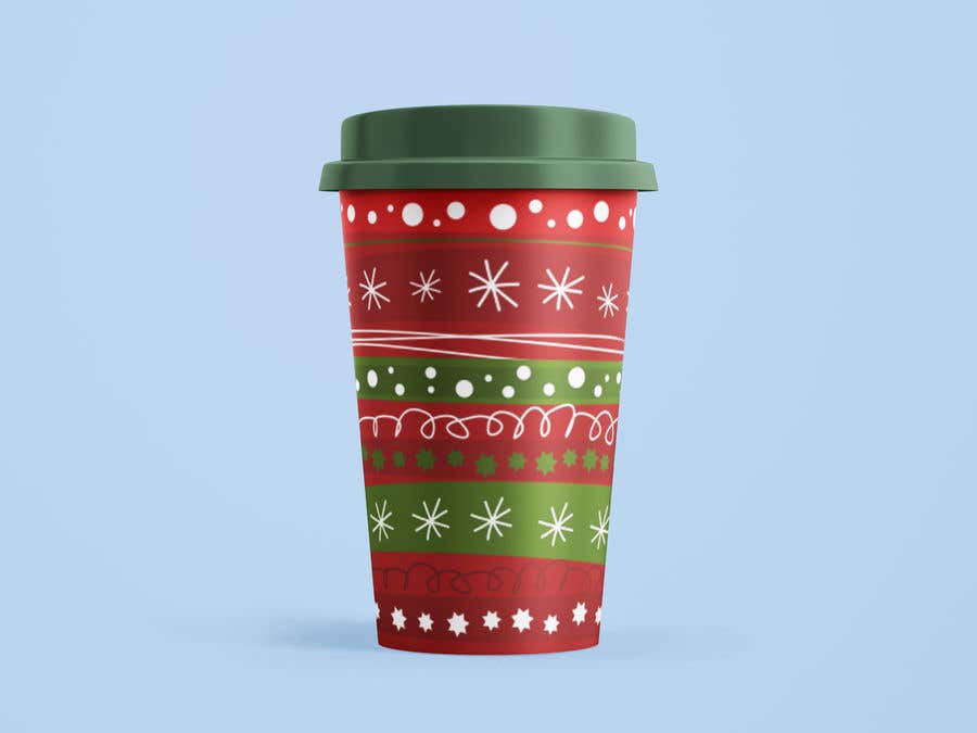 Contest Entry #8 for                                                 Xmas coffee shop cup design
                                            