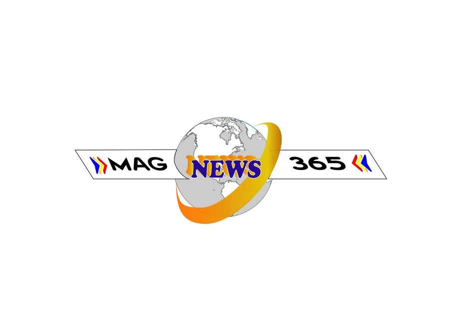 Penyertaan Peraduan #18 untuk                                                 Urgently required very sleek and eligent designed logo and favicon for my website which is based on online news => website brand name is News Mag 365 so i am looking for logo and favicon for it in 3 colors
                                            