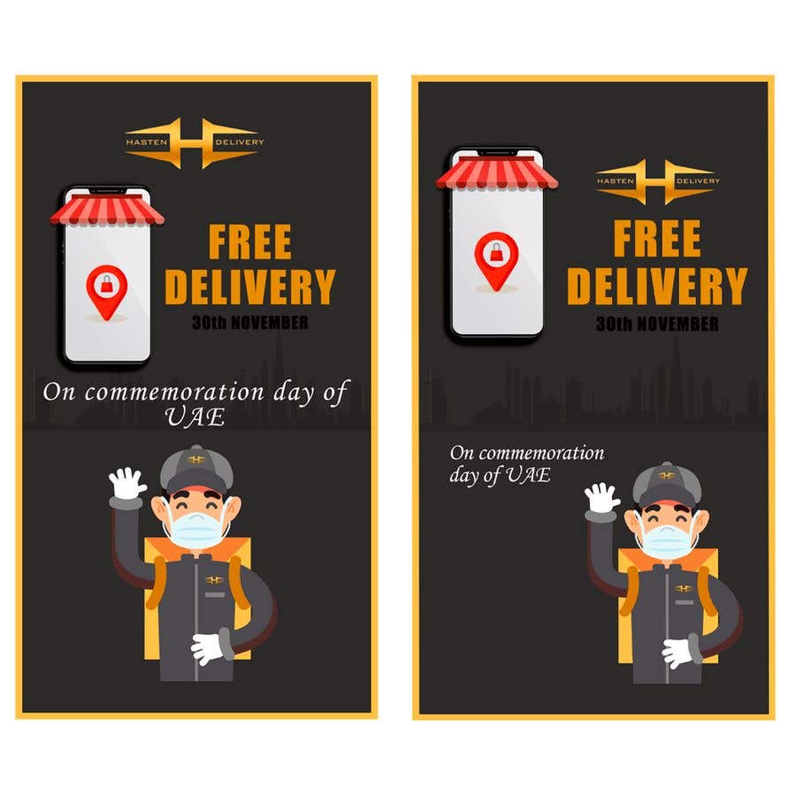 Bài tham dự cuộc thi #11 cho                                                 I want to make an advertisement of a delivery company that will do promotion of free delivery on 30 Of November
                                            