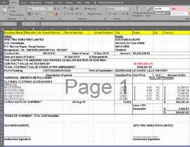 nº 16 pour Excel spread sheet needed par samad33t 