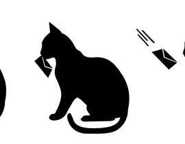 #26 for Graphic a cat silhouette design on Letter Box / Mail Box by itsmerenjith