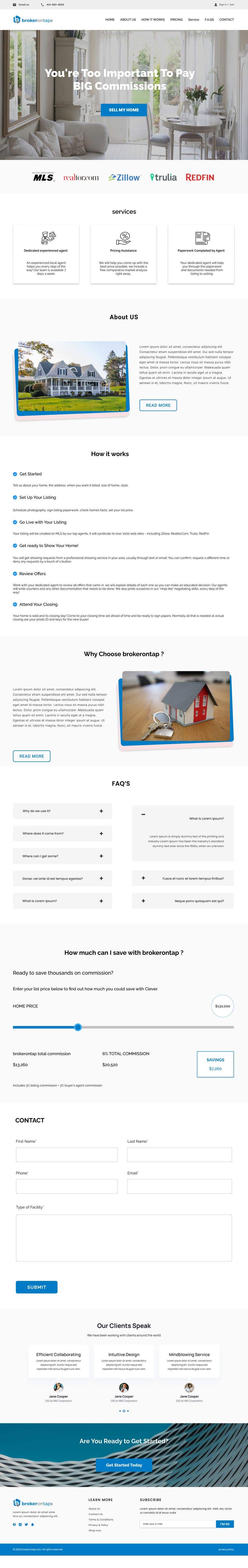 Contest Entry #38 for                                                 Design Mockup For A Real Estate Flat Fee Website
                                            