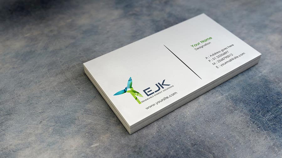 Participación en el concurso Nro.55 para                                                 Deign a Logo and Business Card for EJK Renewable Energy Solutions
                                            