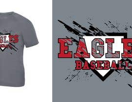 #128 untuk Big Walnut Eagles Baseball Tee Shirt Design oleh ConceptGRAPHIC