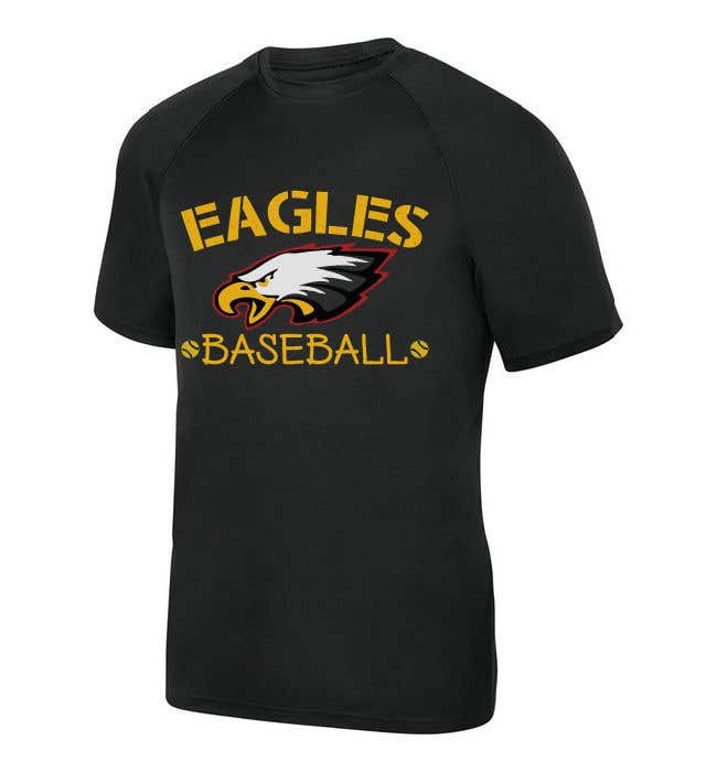 ผลงานการประกวด #82 สำหรับ                                                 Big Walnut Eagles Baseball Tee Shirt Design
                                            