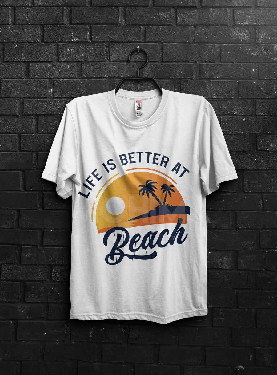Entri Kontes #550 untuk                                                Beach Themed T-Shirt Design
                                            