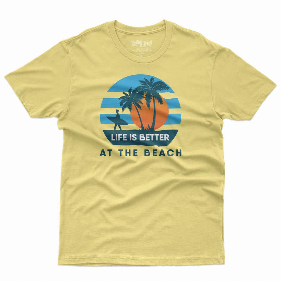 Inscrição nº 595 do Concurso para                                                 Beach Themed T-Shirt Design
                                            
