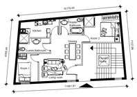 #21 for Floor plan design for 775 sqft home by NouranMoh